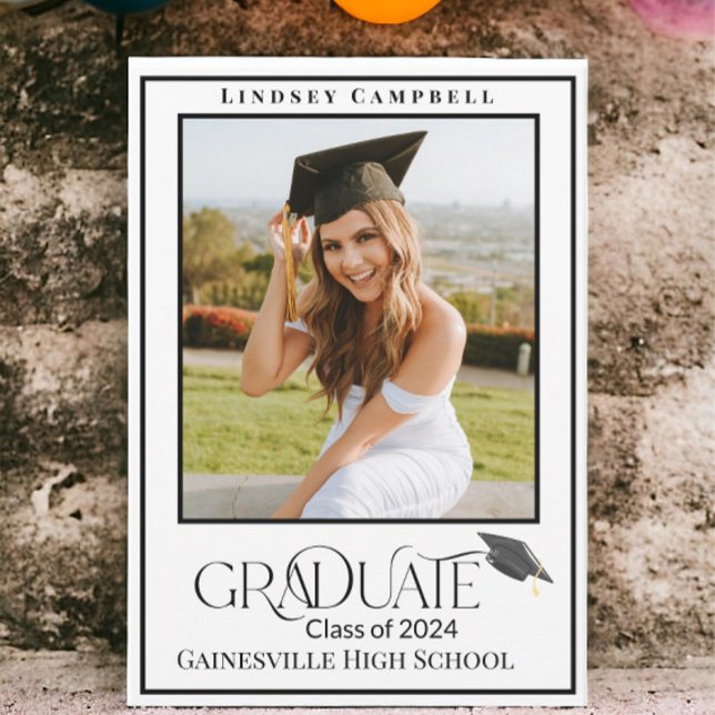 Anúncio de Foto do Formando Tipografia Moderno (Criador carregado)