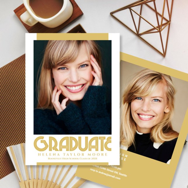 Anúncio de Foto do Formando Varsity Blues (Criador carregado)