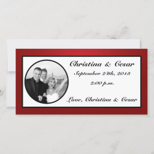 Anúncio de foto do Noivado 4x8 Vermelho Árvore bra