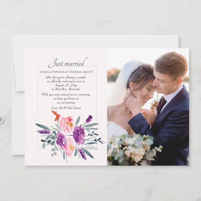 Anúncio de Foto em Aquarela (Frente)