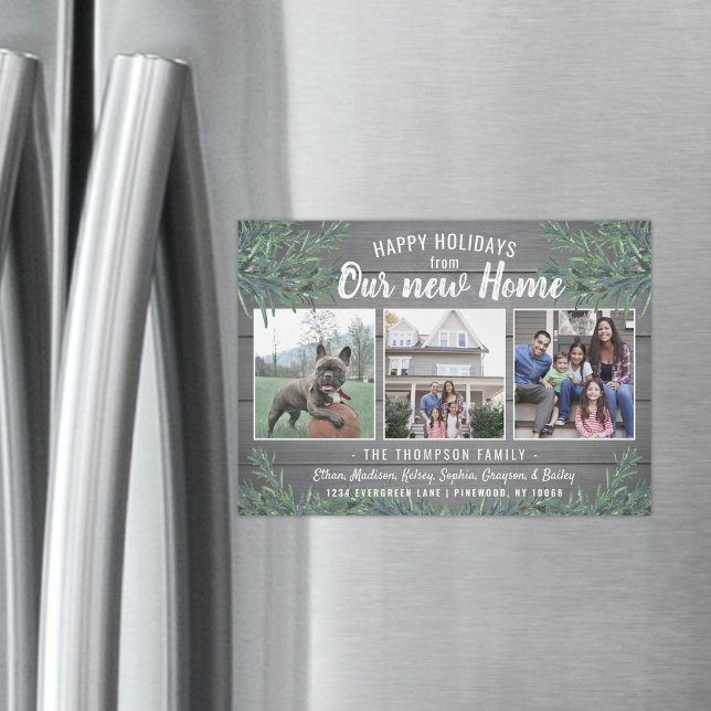 Anúncio de Foto Magnética para Novo Endereço de Na (Criador carregado)