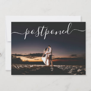 Anúncio de Foto Minimalista Adia Data de Casamento