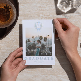 Anúncio de Foto para Graduação de Preppy Gingham