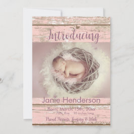 Anúncio de Foto Personalizada de Madeira Rosa boni