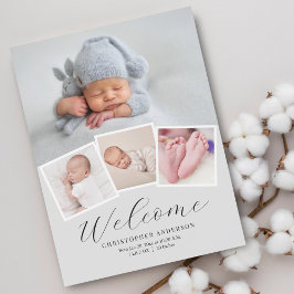 Anúncio de Foto Simples Moderno do Baby Boy