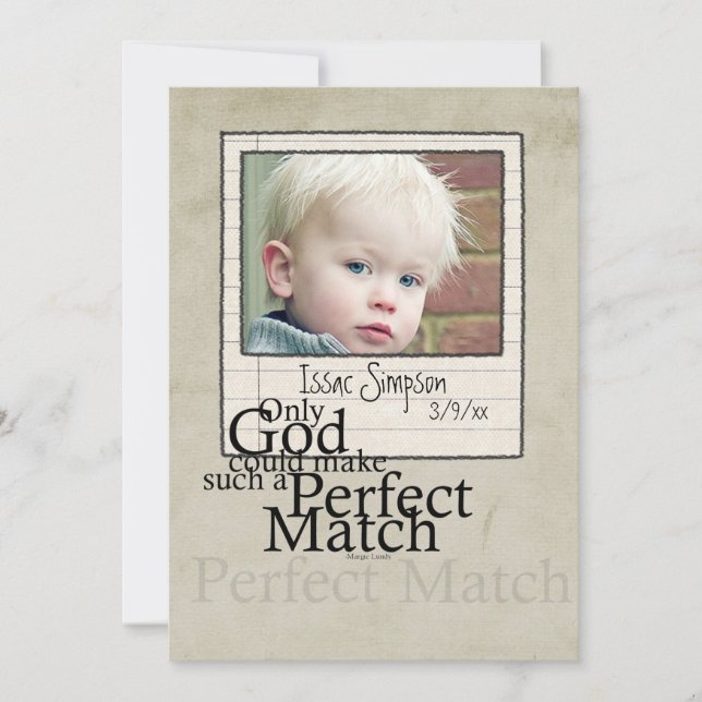 anúncio de fotografia de adoção (Frente)