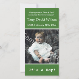 anúncio de fotografia de nascimento de bebê. adici