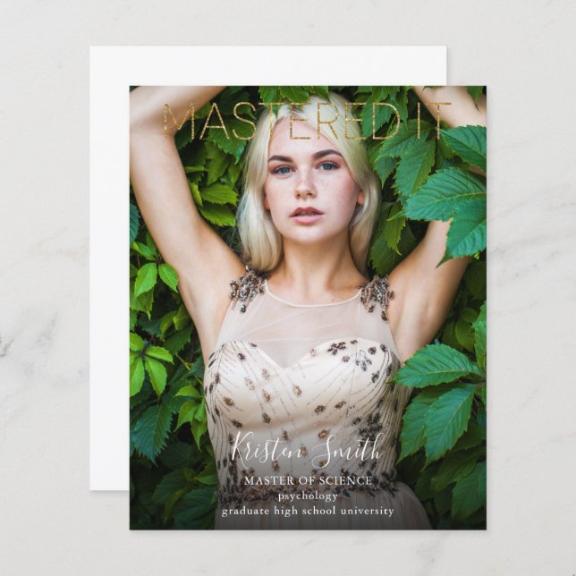 Anúncio de Fotografia do Formando Dourado do Orçam (Frente/Verso)