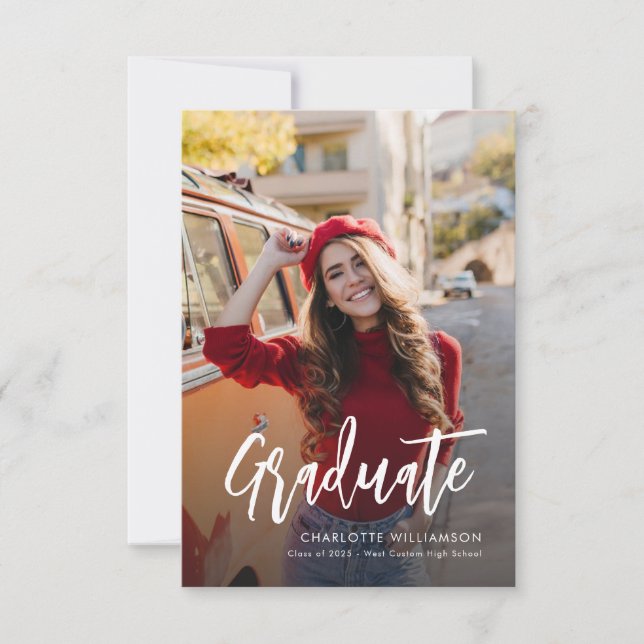 Anúncio de Fotografia do Script 2 do Modern Gradua (Frente)