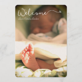 Anúncio de fotografia personalizada e fofo do bebê