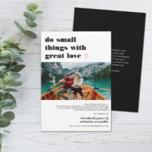 Anúncio de fotos de casamento micro reduzido