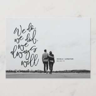 Anúncio de fuga e cartão de convite