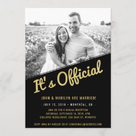 Anúncio de Fuga e Convite de Recepção