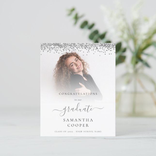 Anúncio de Glitter de Fotopras Silver no Formando  (Em pé/Frente)