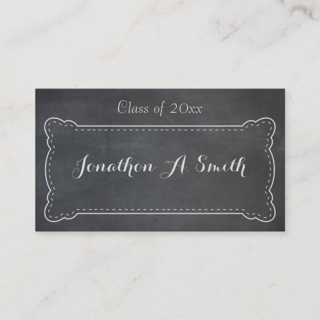 Anúncio de gradação de quadro negro (Frente)