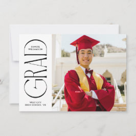 Anúncio de gradação minimalista branca