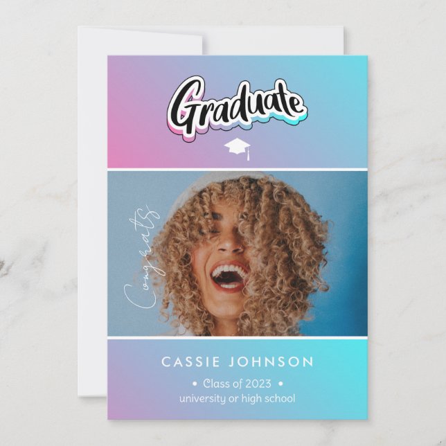 Anúncio de graduação (Frente)