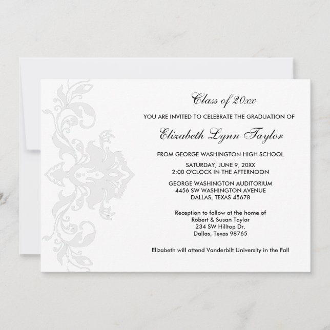 Anúncio de Graduação Branco (Frente)