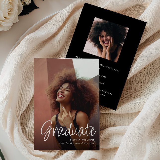 Anúncio de Graduação Colagem de Fotos Script Gradu (Criador carregado)