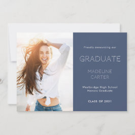 Anúncio de Graduação com Foto Minimalista Moderna