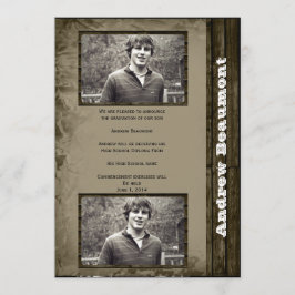 Anúncio de Graduação com Foto Rústica País