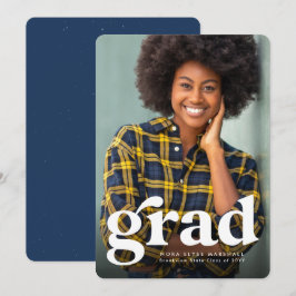 Anúncio de graduação com foto vertical ousada