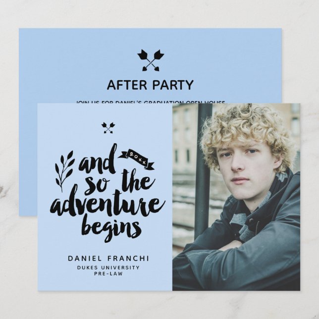 Anúncio de Graduação da Adventure inicia (Frente/Verso)