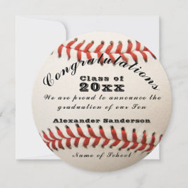 Anúncio de Graduação da Classe de Baseball School