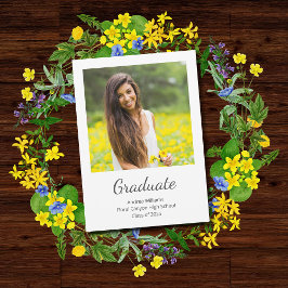 Anúncio de Graduação da Classe de Foto Moderna de 