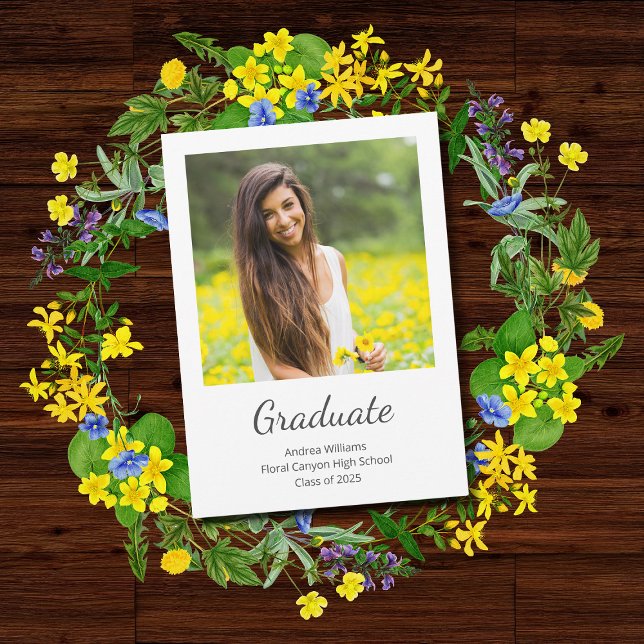 Anúncio de Graduação da Classe de Foto Moderna de  (Criador carregado)