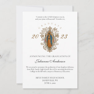 Anúncio de Graduação da Guadalupe Católica