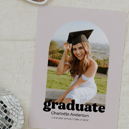 Anúncio de Graduação da Tendy Retro em Blush