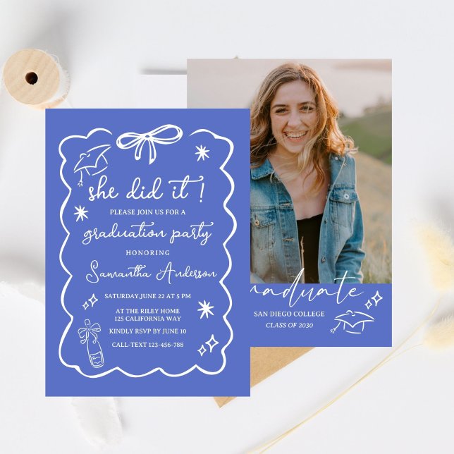 Anúncio de Graduação da Turma de 2026, Doodle de A (Criador carregado)