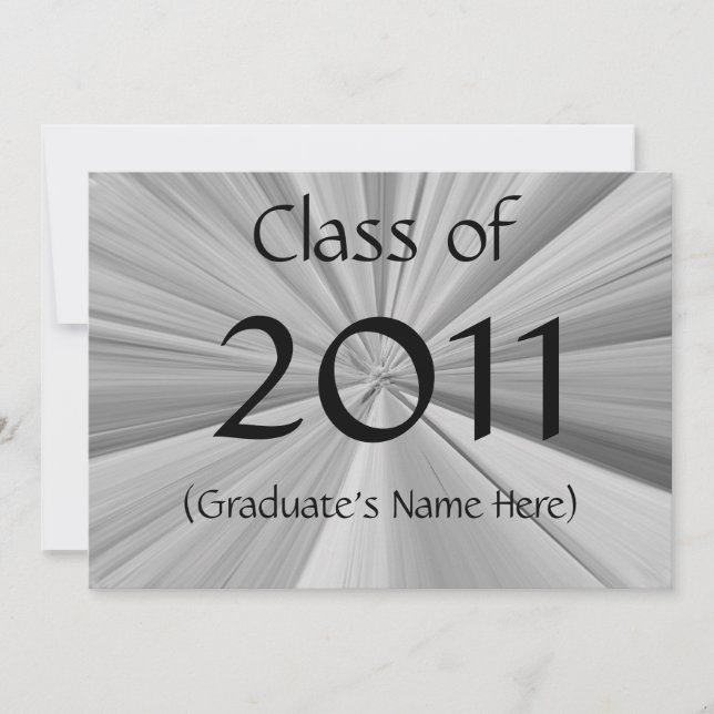 Anúncio de graduação de 2011 (Frente)