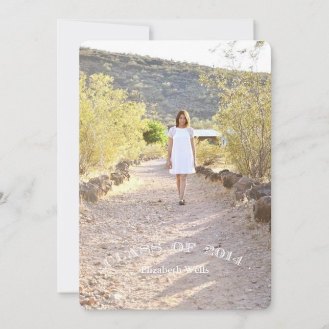 Anúncio de graduação de 2014 (Frente)