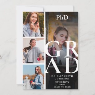 Anúncio de Graduação de 5 Graduação de PhD em Foto