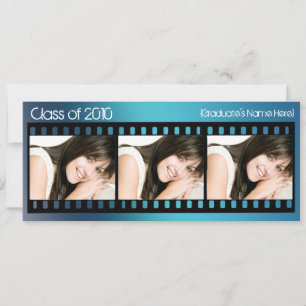 Anúncio de Graduação de Cinema Azul em Qualquer