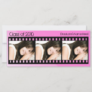 Anúncio de Graduação de Cinema Rosa Quente