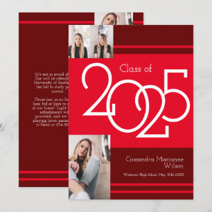 Anúncio de Graduação de Cores na Escola Maroon 