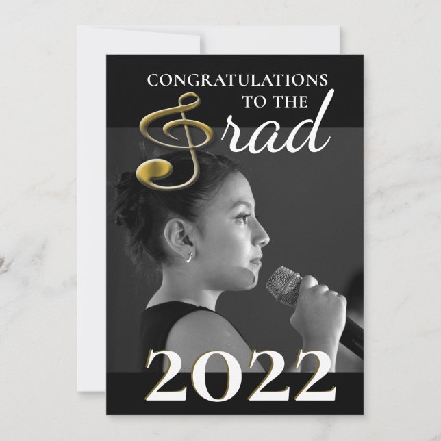 Anúncio de Graduação de Estudantes Musicais Clef (Frente)