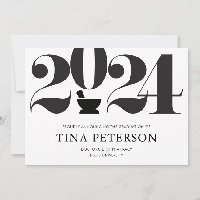 Anúncio de graduação de farmácia (Frente)