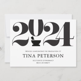 Anúncio de graduação de farmácia