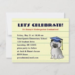 Anúncio de Graduação de Filhote de Keeshond