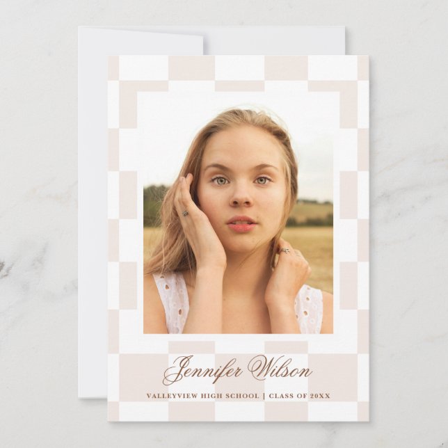 Anúncio de graduação de Formando verificado (Frente)