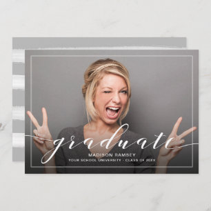 Anúncio de Graduação de Foto com Cabeção de cheio 