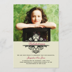 Anúncio de Graduação de Foto de Parte Contadora