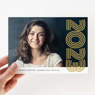 Anúncio de Graduação de Foto do Ano de Formando de