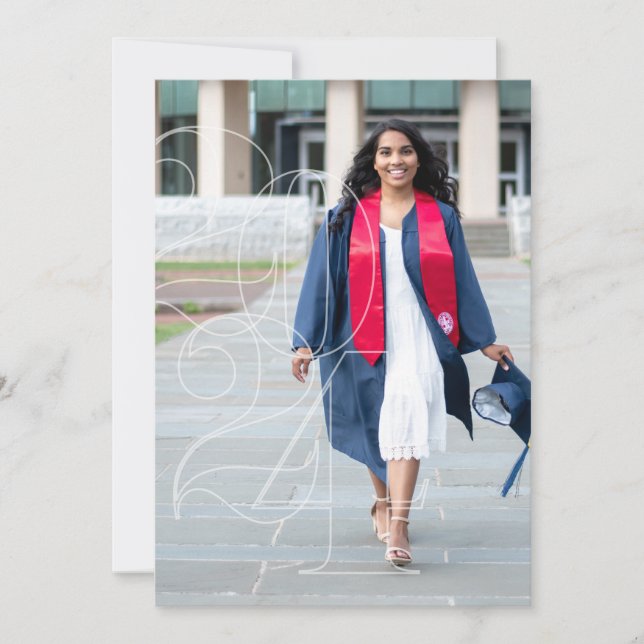 Anúncio de Graduação de Foto do Mais velho Azul ma (Frente)