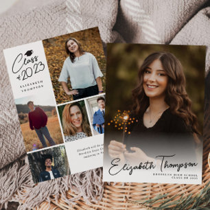 Anúncio de Graduação de Foto do Nome do Script de