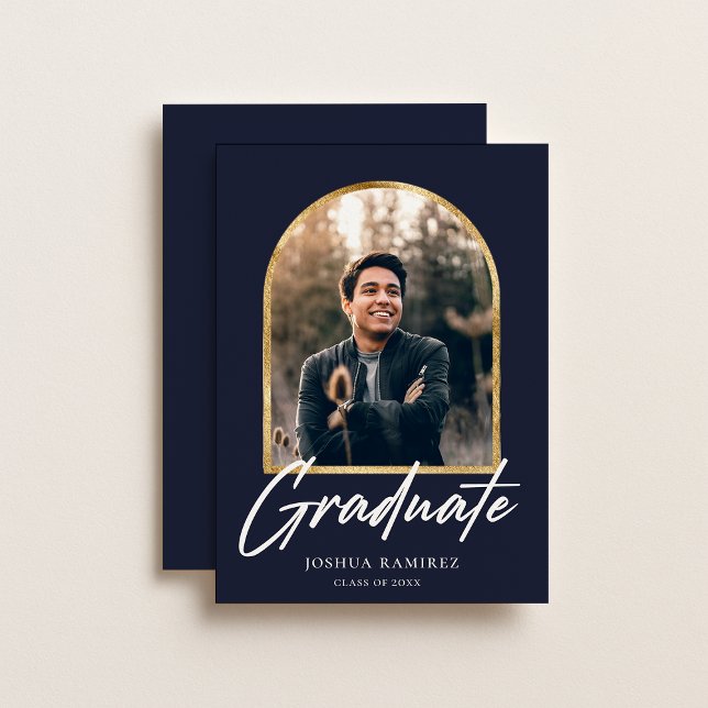 Anúncio de Graduação de Foto em Arco do ouro (Criador carregado)